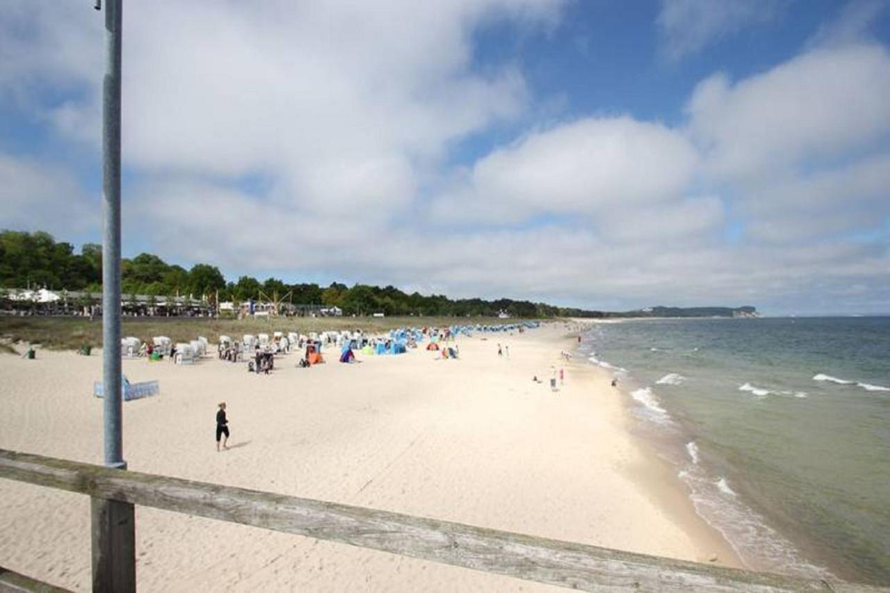 Balkon, Gratis Nutzung Vom Ahoi Erlebnisbad Und Sauna In Sellin - Residenz Strandeck Fewo01 괴렌 외부 사진