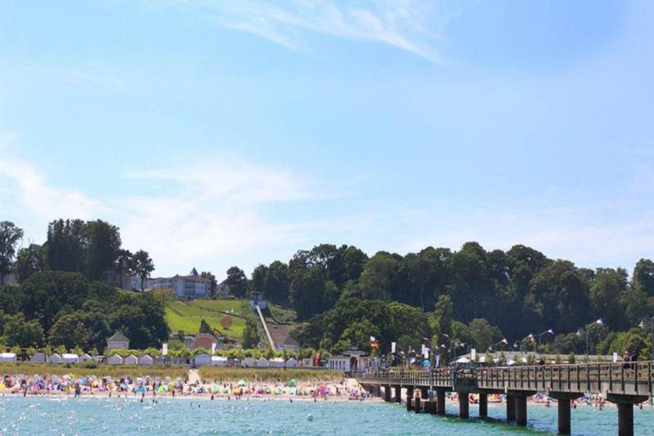 Balkon, Gratis Nutzung Vom Ahoi Erlebnisbad Und Sauna In Sellin - Residenz Strandeck Fewo01 괴렌 외부 사진