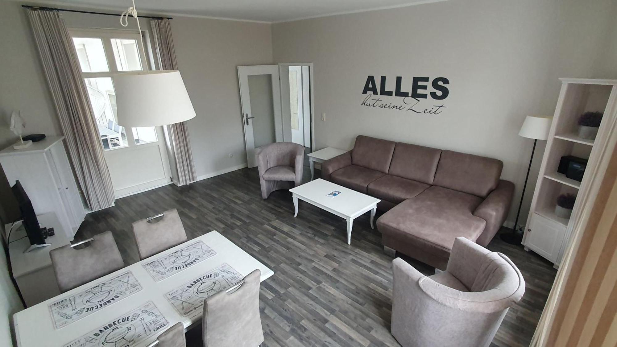 Balkon, Gratis Nutzung Vom Ahoi Erlebnisbad Und Sauna In Sellin - Residenz Strandeck Fewo01 괴렌 외부 사진